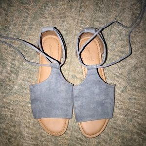 Blue Target Sandals